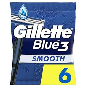 Gillette Blue3 Smooth Disposable Razors 6's