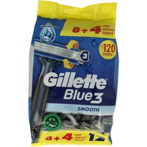 Gillette Wegwerpmesjes Blue III 12 stuks
