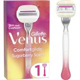 Gillette Venus Comfortglide Sugarberry Scheersysteem Voor Vrouwen, 1 Hanvat - 1 Mesje, 5 Mesjes Voor Een Gladde Scheerbeurt En Een Zachte Huid