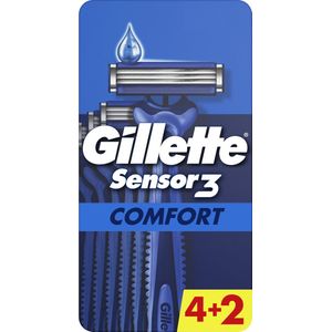 Gillette Sensor 3 comfort wegwerpmesjes 6st