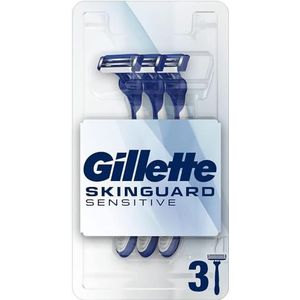 Gillette SkinGuard Wegwerpscheerapparaat voor de gevoelige huid, klinisch getest voor de gevoelige huid, 3 stuks