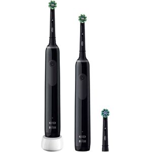 Oral-B Pro 3 3900 - Elektrische Tandenborstel - Duo 2 x Zwart