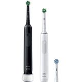 Oral-B Pro Serie 3 Schwarz und Weiß im Doppelpack