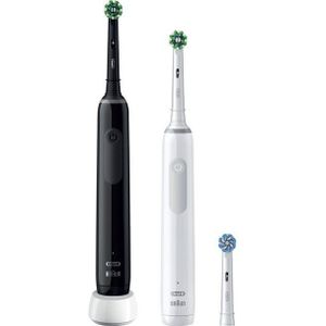 Oral-B Pro 3 3900 - Duo - Elektrische Tandenborstel - Zwart & Wit