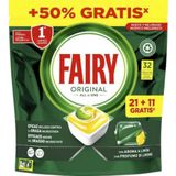 Fairy All in 1 Lemon Afwasverlies - 32 STUKS