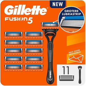 Gillette Fusion 5 - 1 Scheermes Voor Mannen - 11 Scheermesjes - Brievenbusverpakking