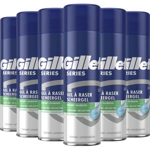 x6 Gillette Series Verzachtende Scheergel 200 ML
