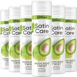 Gillette Satin Care Avocado Twist scheergel - 6 x 200 ml - voordeelverpakking