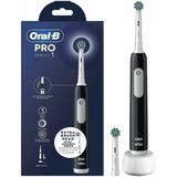 Oral-B Elektrische Zahnb�rste Pro1 Black + Extra Brush Head