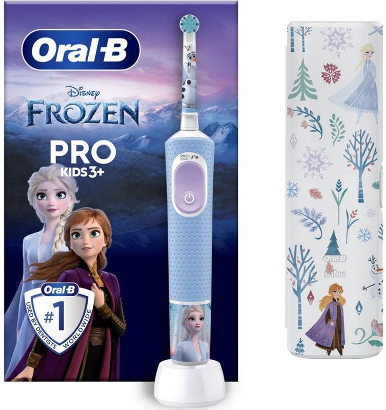 Oral-B Vitality Pro Kids Frozen - Elektrische Tandenborstel - Inclusief Travel Case