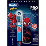 Oral-B Pro Kids Elektrische Tandenborstel - Spiderman Editie inclusief Reisetui - Voor Kinderen Vanaf 3 Jaar