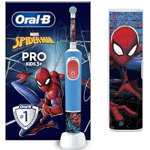 Oral-B Pro Kids 3+ Spiderman Etui blauw
