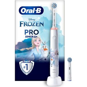 Oral-B Pro Junior - Frozen - Elektrische Tandenborstel - Voor Kinderen Vanaf 6 Jaar