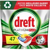 Dreft Platinum Plus All In One Vaatwastabletten Citroen 47 stuks