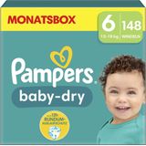 Pampers Baby-Dry Luiers - Maat 6 (13-18 kg) - 148 stuks