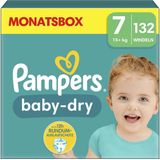 Pampers® Windeln baby-dry™ Monatsbox Größe Gr.7 (15+ kg) für Kids und Teens, 132 St.