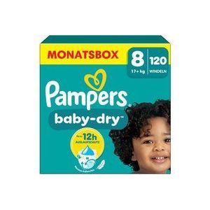 Pampers Baby Dry Luiers Maat 8 (17 kg+) 120 stuks