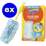 Swiffer Duster Droge Doekjes - Geur Van Ambi Pur - Voordeelverpakking – 6 x 7 Navullingen