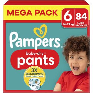 Pampers - Baby Dry Pants - Maat 6 - Mega Pack - 84 stuks - 14/19 KG