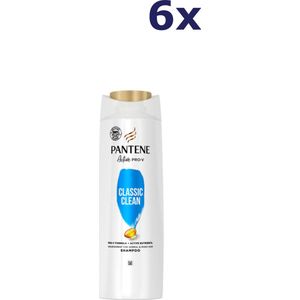 6x Pantene Shampoo Classic Clean 400 ml