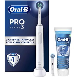 Oral-B Pro 3800 White + Brush and Toothpaste