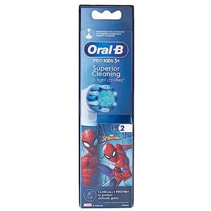 Oral-B Reserveborstels voor Marvel Spider-Man elektrische tandenborstel, 2 stuks