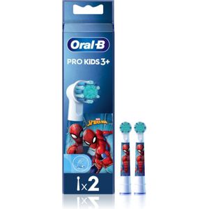 Oral B PRO Kids 3+ Vervangende Opzetstuk voor Tandenborstel voor Kinderen Spiderman 2 st