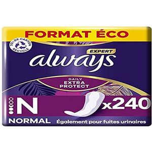 10x Always Expert - Daily Extra Protect - Inlegkruisje - Normal - 24 stuks - voordeelverpakking