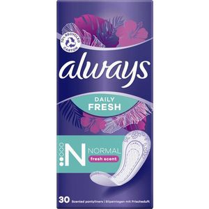 Always Daily Fresh Inlegkruisjes Normal 30 Stuks