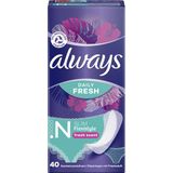 Always Daily Fresh Inlegkruisjes - Slim Flexistyle - Met Frisse Geur - Voordeelverpakking 14 x 40 Stuks