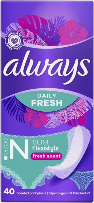 Always - Daily Fresh Slim Flexistyle - Inlegkruisjes - 40 Stuks
