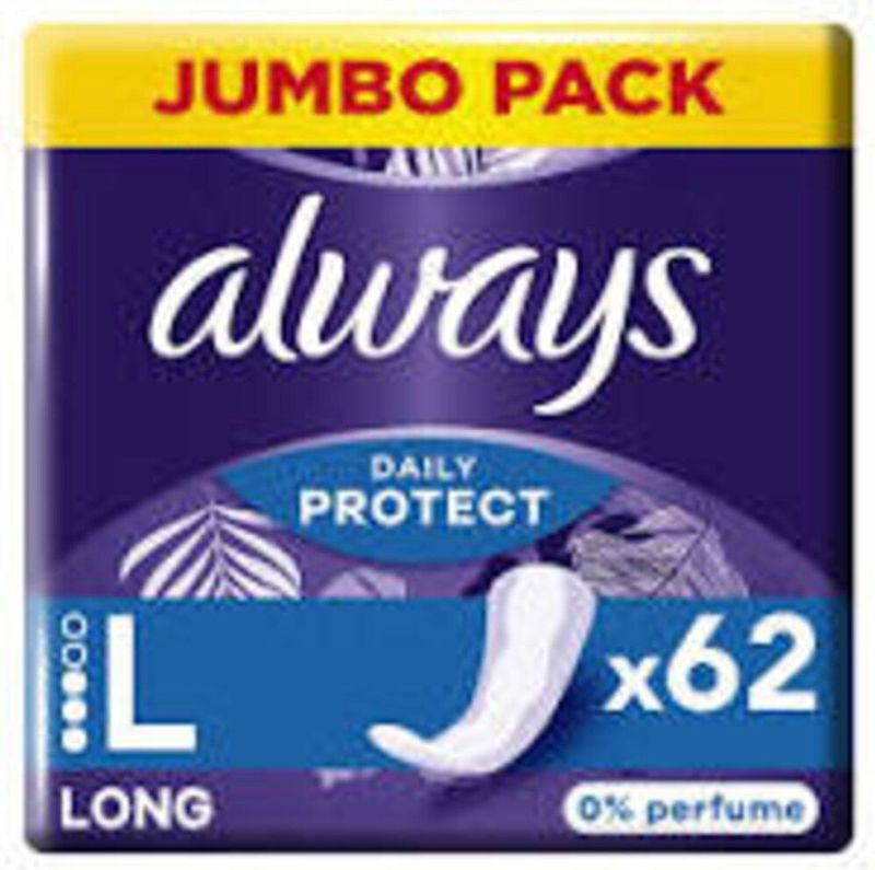 Always Protect - Inlegkruisjes - Lang - 62 Stuks - Ultradun en Ademend