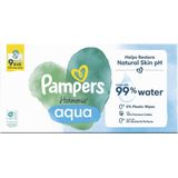 Pampers - Billendoekjes - Aqua - 9x48 Stuks - Milde Verzorging