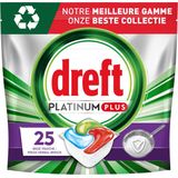 Dreft Platinum Plus All In One Machine Clean - Vaatwastabletten - 5 x 25 Tabletten