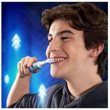 Oral-B iO My Way Elektrische tandenborstel/elektrische tandenborstel vanaf 10 jaar, 4 poetsmodi voor tandverzorging, extra opzetborstel voor tandenbeugel, 1 reisetui, ontworpen door bruin, oceaanblauw