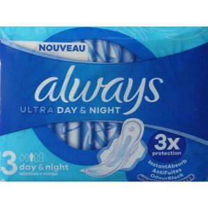 Always Maandverband ultra day & night 10 Stuks