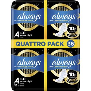 6x Always Maandverband Ultra Night 36 stuks