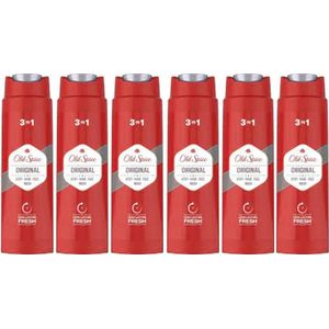 Old Spice 3in1 Douchegel 6 x 250 ml - NIEUW Body / Hair / Face