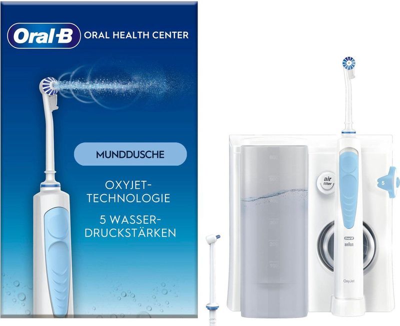 Oral-B - Oxyjet Health Center - Monddouche - Wit - Microbubbeltechnologie