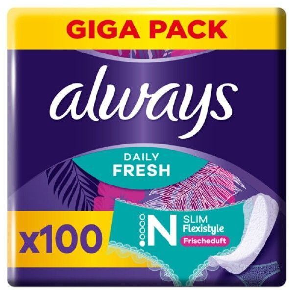 Always - Daily Fresh - Inlegkruisjes - Normal Slim Flexistyle - 100 stuks