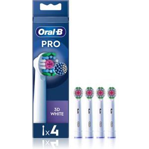 Oral B PRO 3D White Vervangende Opzetstuk voor Tandenborstel 4 st