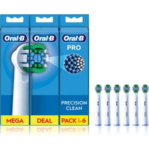 Oral B PRO Precision Clean Vervangende Opzetstuk voor Tandenborstel 6 st