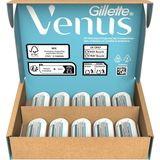 Gillette - Venus Deluxe Smooth Sensitive - Navulmesjes - 10 Stuks