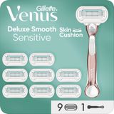 Gillette - Venus Deluxe Smooth Sensitive - Scheermes - 9 Stuks - Voor Gevoelige Huid
