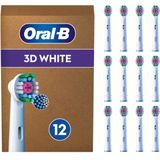 Oral-B 3D White Pro - Opzetborstels met CleanMaximiser Technologie - 12 Stuks - Brievenbusverpakking