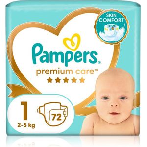 Pampers Premium Care Size 1 wegwerpluiers 2-5 kg 72 st