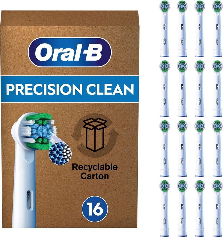 Oral-B Pro Precision Clean Opzetborstels - 16 stuks - brievenbusverpakking