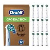 Oral-B Pro Cross Action - Opzetborstels - Met CleanMaximiser Technologie - 12 Stuks