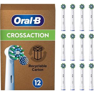 Oral-B Pro Cross Action - Opzetborstels - Met CleanMaximiser Technologie - 12 Stuks