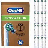Oral-B Pro Cross Action - Opzetborstels - Met CleanMaximiser Technologie - 16 Stuks